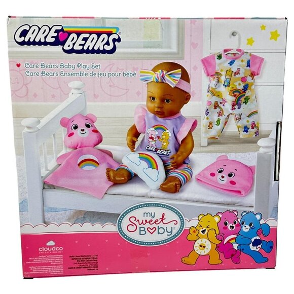 Care Bears Sweetbaby Baby Doll Walmart Exclusive 8 Piece New - Picture 3 of 13